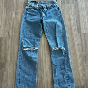 Levi's Classic Blue Denim Jeans
